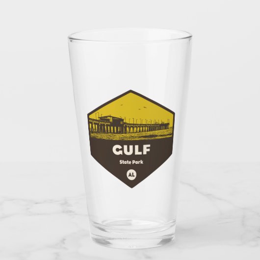 Verre Parc d'état du Golfe, Alabama (Devant)