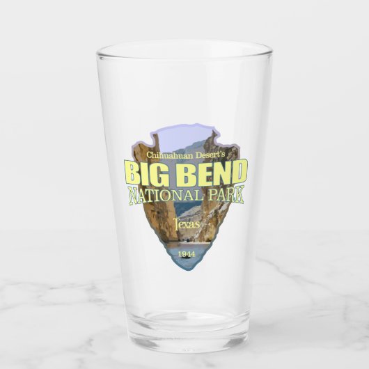 Verre Parc national Big Bend (pointe de flèche) (Devant)