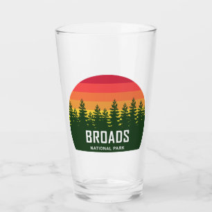 Verre Parc national Broads Arbres arc-en-ciel