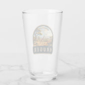 Verre Parc national de Kruger Afrique du Sud Giraffe Vin (Dos)