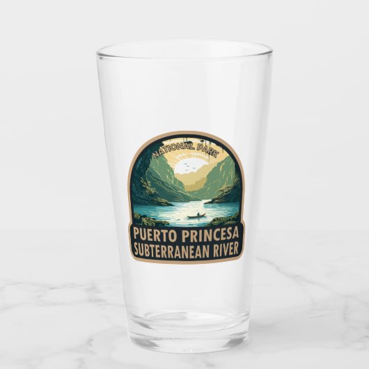 Verre Parc national de la rivière souterraine de Puerto  (Devant)