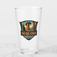 Parc national de Sequoia Illustration Rétro