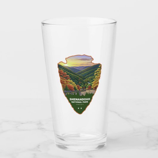 Verre Parc national de Shenandoah Arrowhead (Devant)