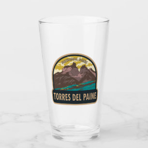 Verre Parc national de Torres del Paine Chili Art Vintag