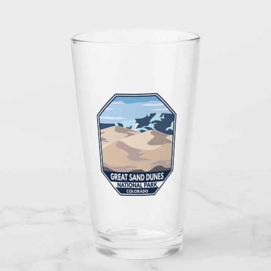 Verre Parc national des grandes dunes de sable Rétro min (Devant)