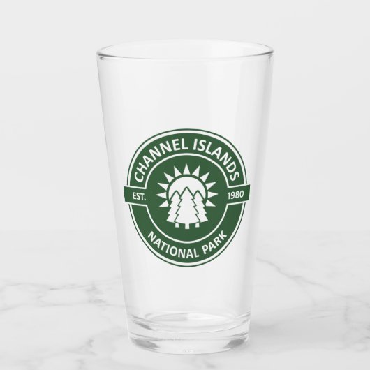 Verre Parc national des îles Channel (Devant)