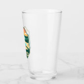 Verre Parc national des Îles Vierges Emblème rétro minim (Gauche)