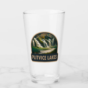 Verre Parc national des Lacs Plitvice Croatie Aquarelle