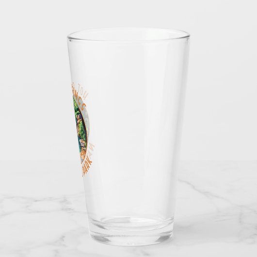 Verre Parc national des sources chaudes Cercle en détres (Gauche)