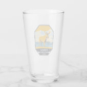 Verre Parc national du Denali Alaska Moose Vintage (Dos)