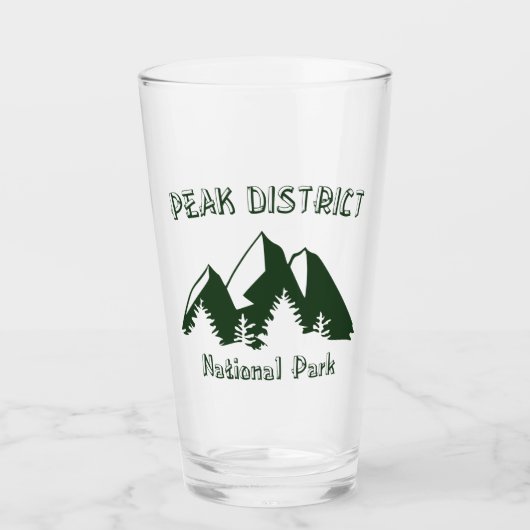 Verre Parc national du district de Peak (Devant)