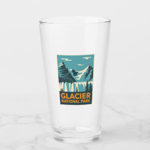 Verre Parc national du Glacier vintage