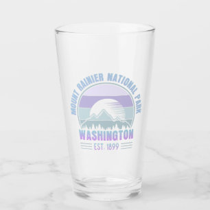 Verre Parc national du Mont Rainier Washington USA Retro