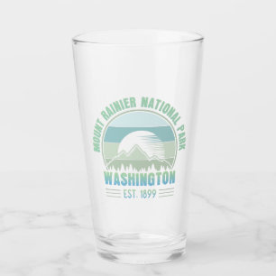 Verre Parc national du Mont Rainier Washington USA Retro