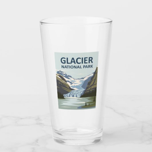 Verre Parc national Glacier Art de voyage (Devant)