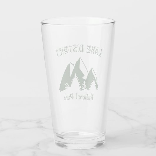 Verre Parc national Lake District (Dos)