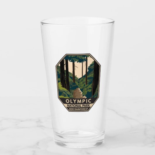 Verre Parc national olympique Hoh Rainforest Vintage (Devant)