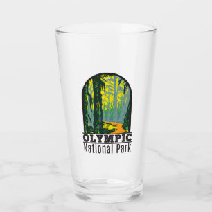 Verre Parc national olympique Washington Hoh Rainforest