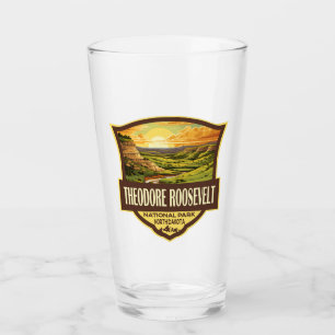 Verre Parc national Theodore Roosevelt Illustration Art