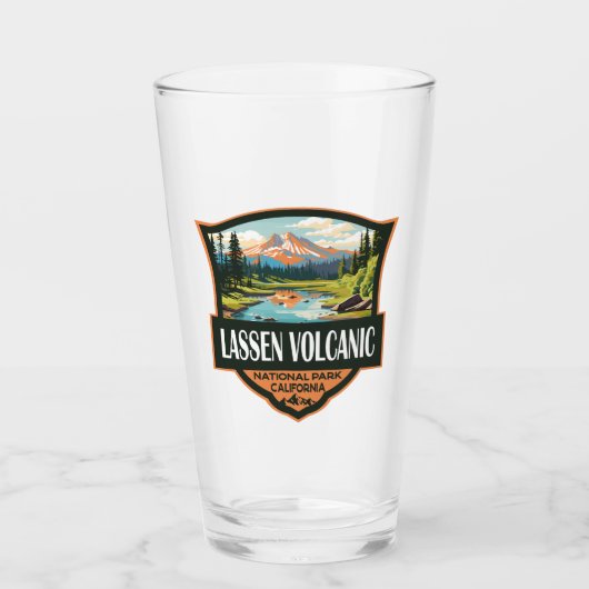 Verre Parc national volcanique de Lassen Illustration Vo (Devant)