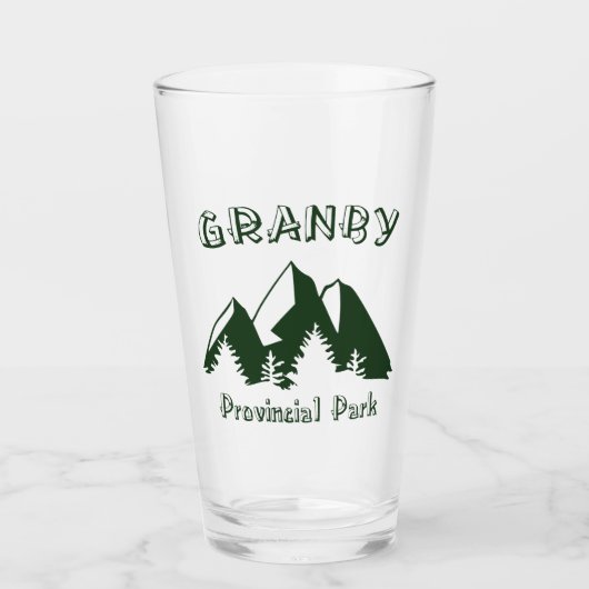 Verre Parc provincial Granby (Devant)