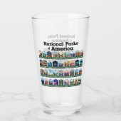 Verre Parcs nationaux des États-Unis d'Amérique USA (Dos)