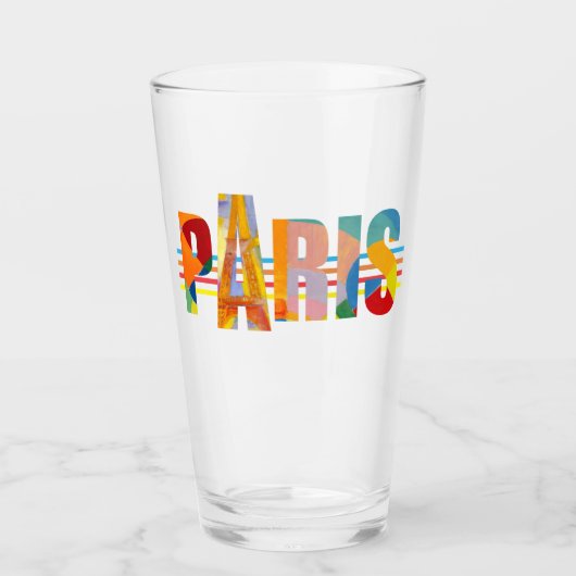 Verre Paris (typographie) (Devant)