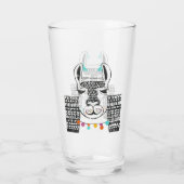 Verre Parti Llama - Portrait (Dos)