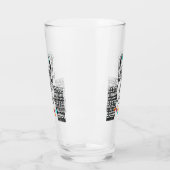 Verre Parti Llama - Portrait (Gauche)