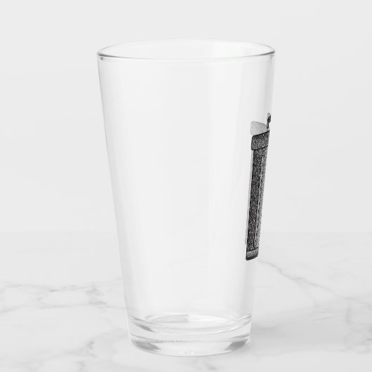 Verre Parties scintillant de déchets (Droite)