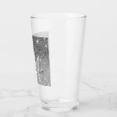 Verre Parties scintillant gris moderne éclabousser Nom p (Gauche)