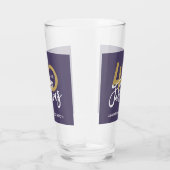 Verre parties scintillant or violet moderne design 40e a (Droite)