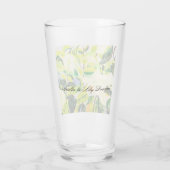 Verre Paruline florale tropicale (Dos)