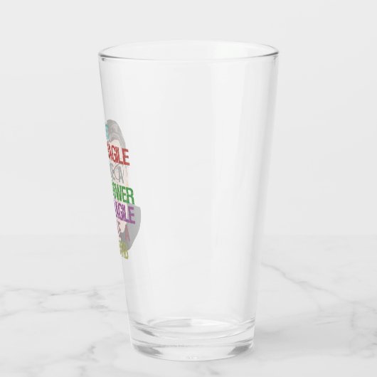 Verre Pas fragile comme une fleur fragile comme une bomb (Gauche)