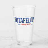 Verre Pas un Felon pour président (Devant)