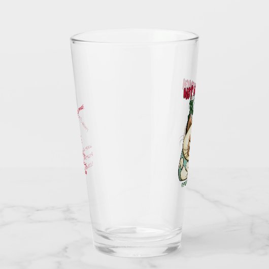 Verre Pas un Grinch juste Festive Challengé Funny Holida (Droite)