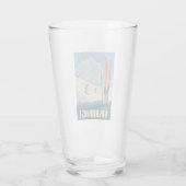 Verre Passez la journée à skier Vintage (Dos)