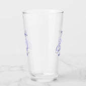 Verre Pastel félicite 30 ans violet élégant nom da (Droite)