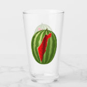Verre Pastèque Palestine - Slice (Dos)