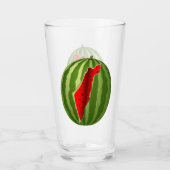 Verre Pastèque Palestine - Slice (Devant)