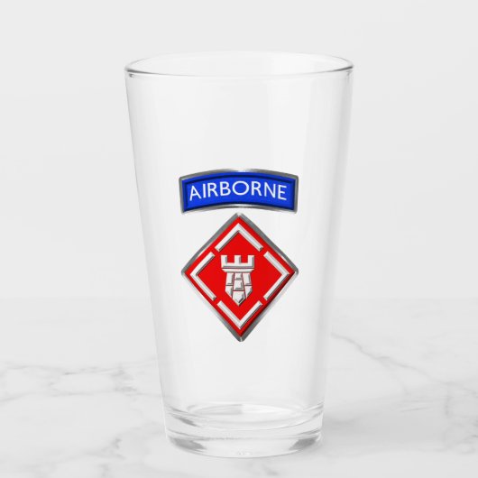 Verre Patch Customisé de la 20e brigade du génie (Devant)