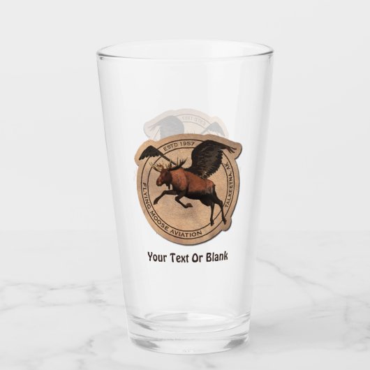Verre Patch Moose Aviation (Devant)