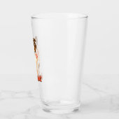 Verre Pâtes Et Refléter Le Chien Mignonne (Gauche)