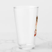 Verre Pâtes Et Refléter Le Chien Mignonne (Droite)