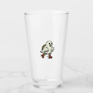 Verre Patin à roulettes Tortue Fantôme Halloween Vintage