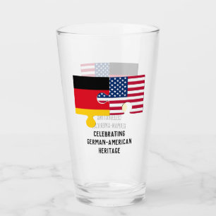 Verre Patrimoine américain allemand personnalisé