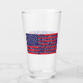 Verre Patriot au drapeau des États-Unis (Dos)