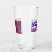 Verre Patriot au drapeau des États-Unis (Droite)