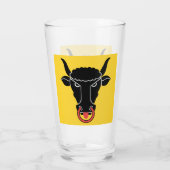 Verre Patriotic glass cup with flag of Uri, Switzerland (Dos)
