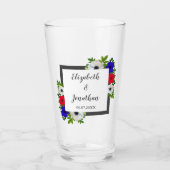 Verre Patriotique Panda Anemone Mariage (Devant)